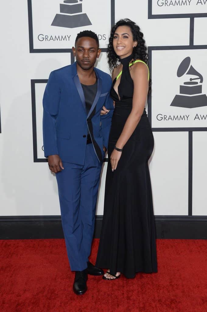 Kendrick Lamar and Whitney Alford on Red Carpet