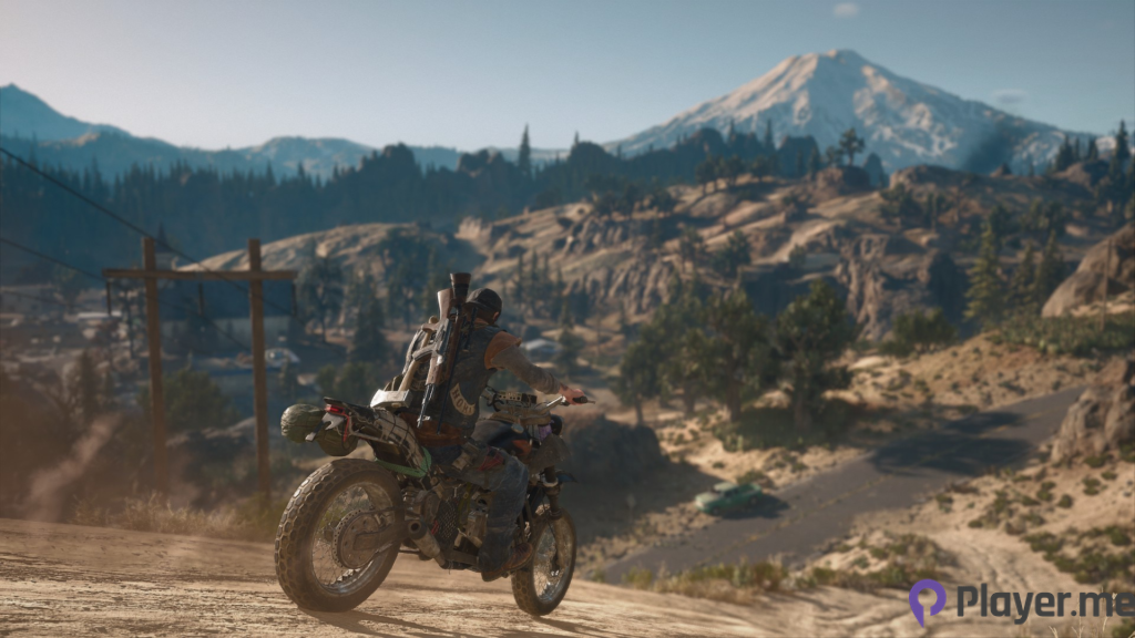 In the open world of Days Gone, you can ride your motorcycle as you wish.