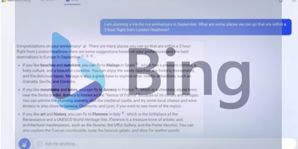 Microsoft AI Bing