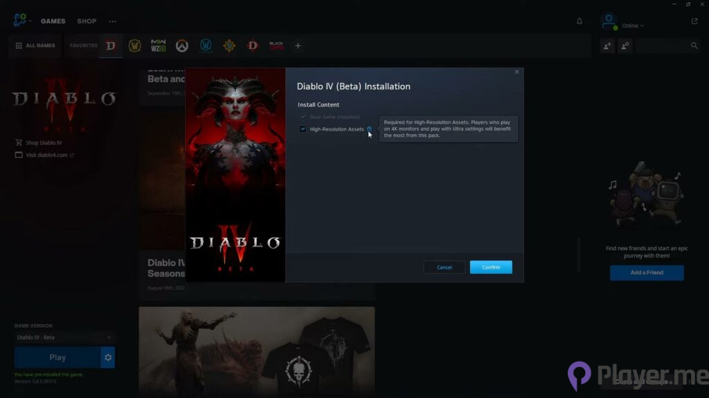 Diablo 4 high-resolution assets - beta