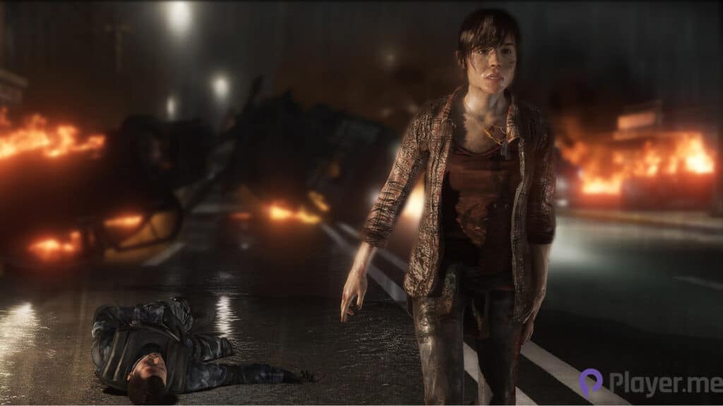 A gameplay screenshot from Beyond: Two Souls.