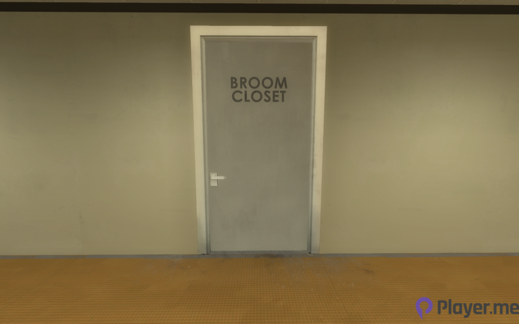 broom closet door
