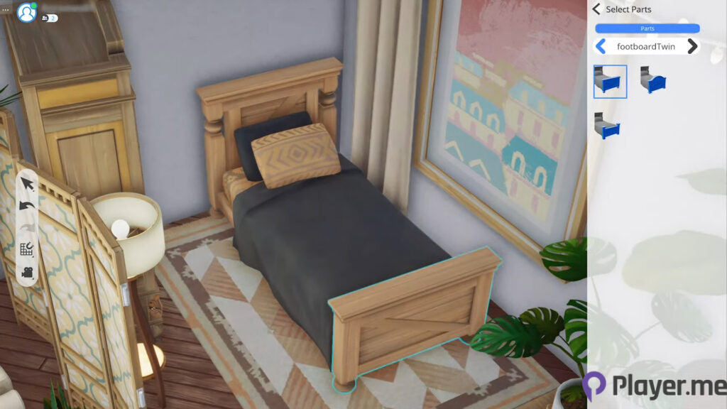 The Sims 5 Project Rene bed frame.