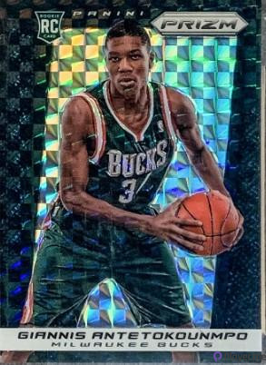 2013-2014 Giannis Antetokounmpo Panini Black Mosaic Prizm