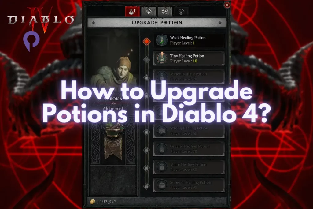 How to Upgrade Potions in Diablo 4