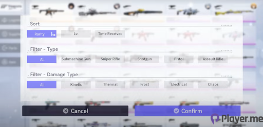 Elemental Types and Weapons