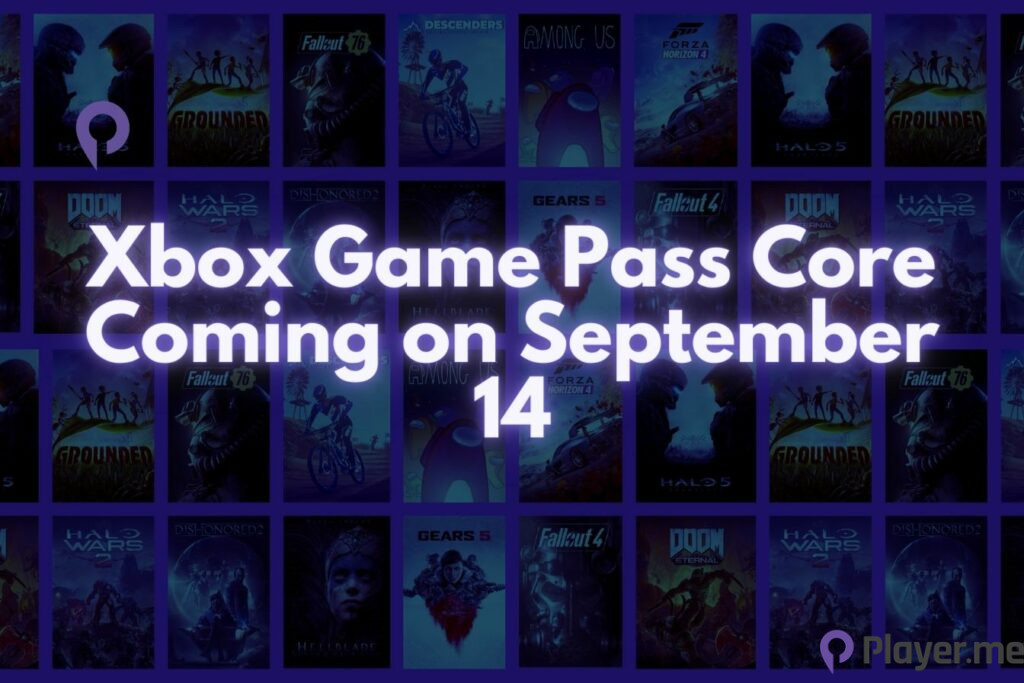 Xbox Game Pass Core Coming on September 14