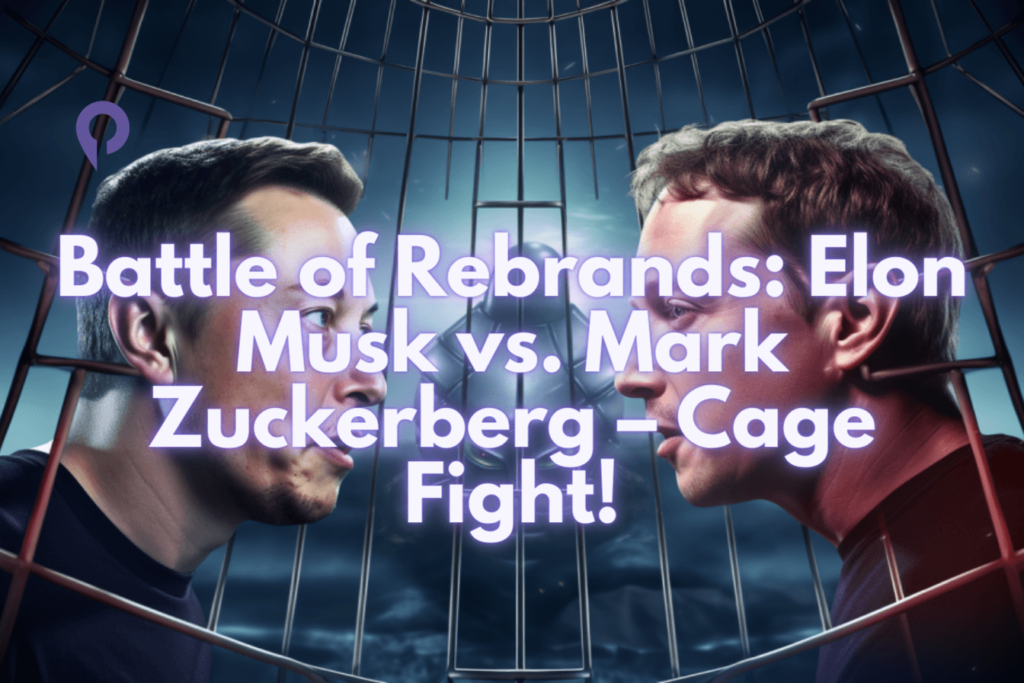 Battle of Rebrands Elon Musk vs. Mark Zuckerberg – Cage Fight