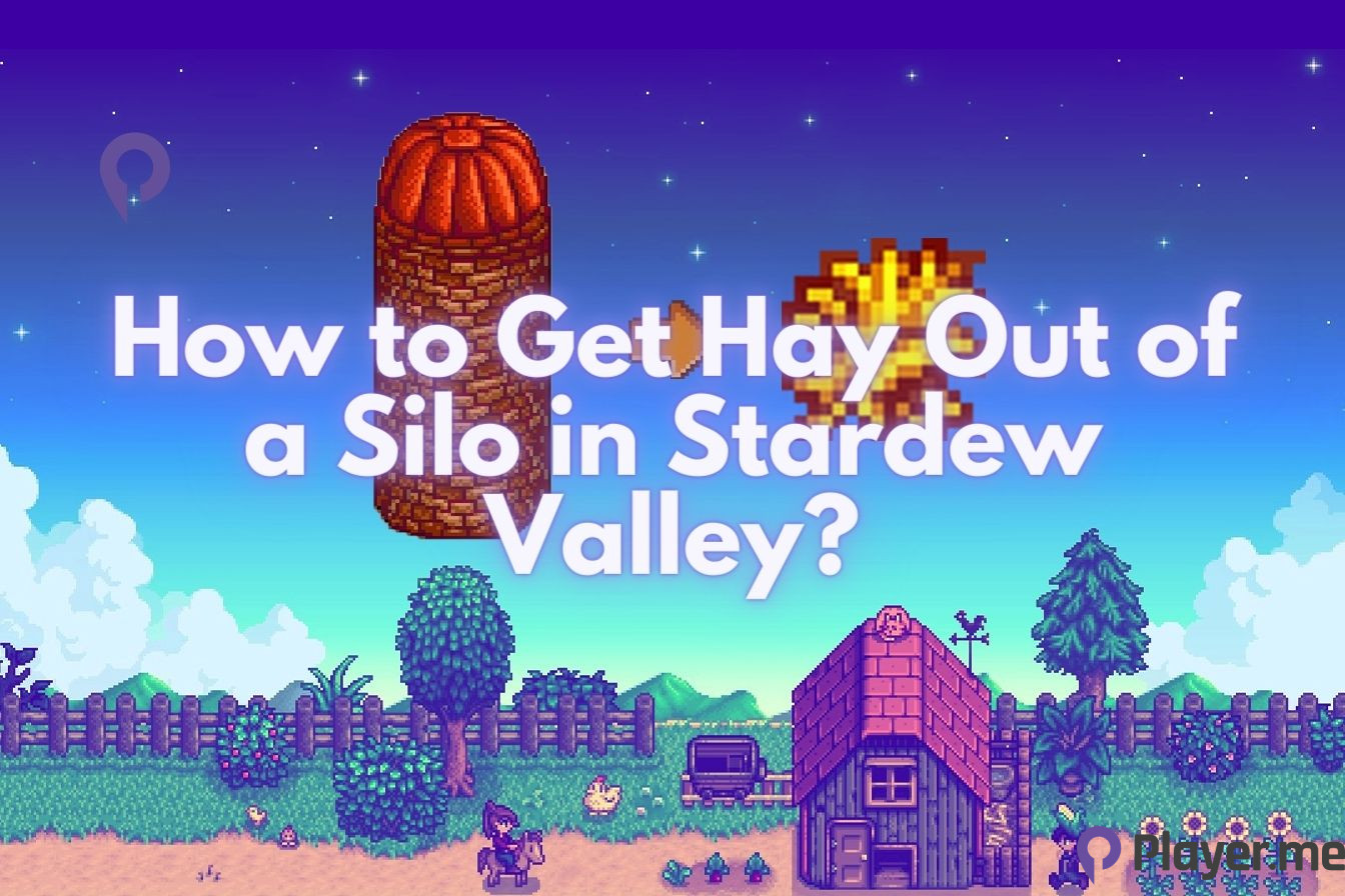 stardew valley getting hay out of silo