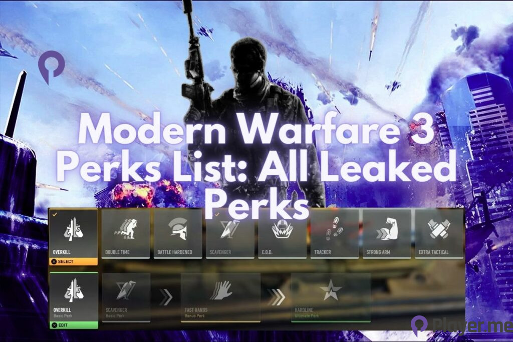 Modern Warfare 3 Perks List All Leaked Perks