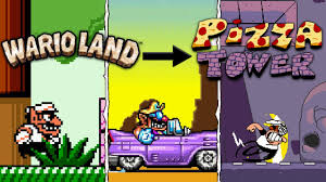 The similarities are staggering as Pizza Tower comes from the inspiration of Wario Land.
