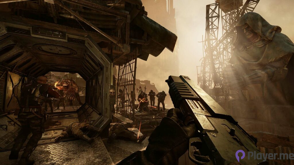 Darktide long load times a problem.