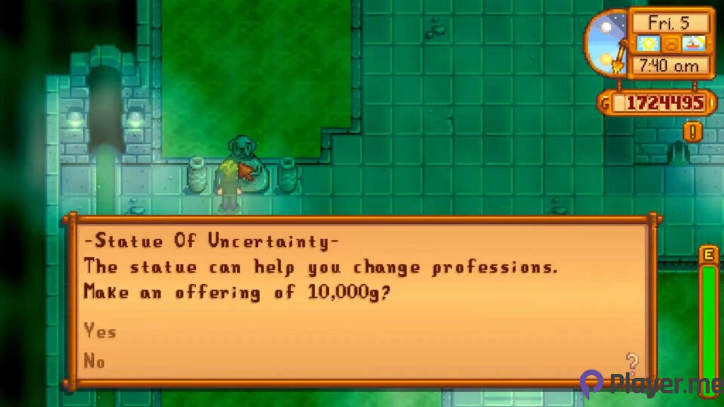 Profession in Stardew Valley