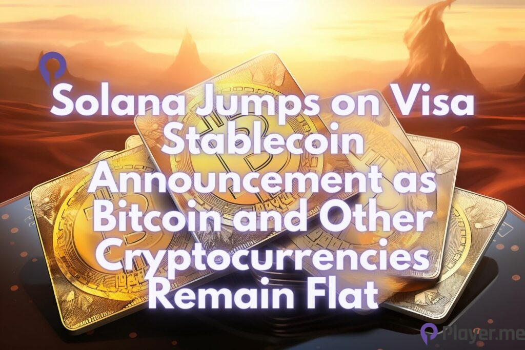 Solana Jumps on Visa Stablecoin Announcement as Bitcoin and Other Cryptocurrencies Remain Flatv