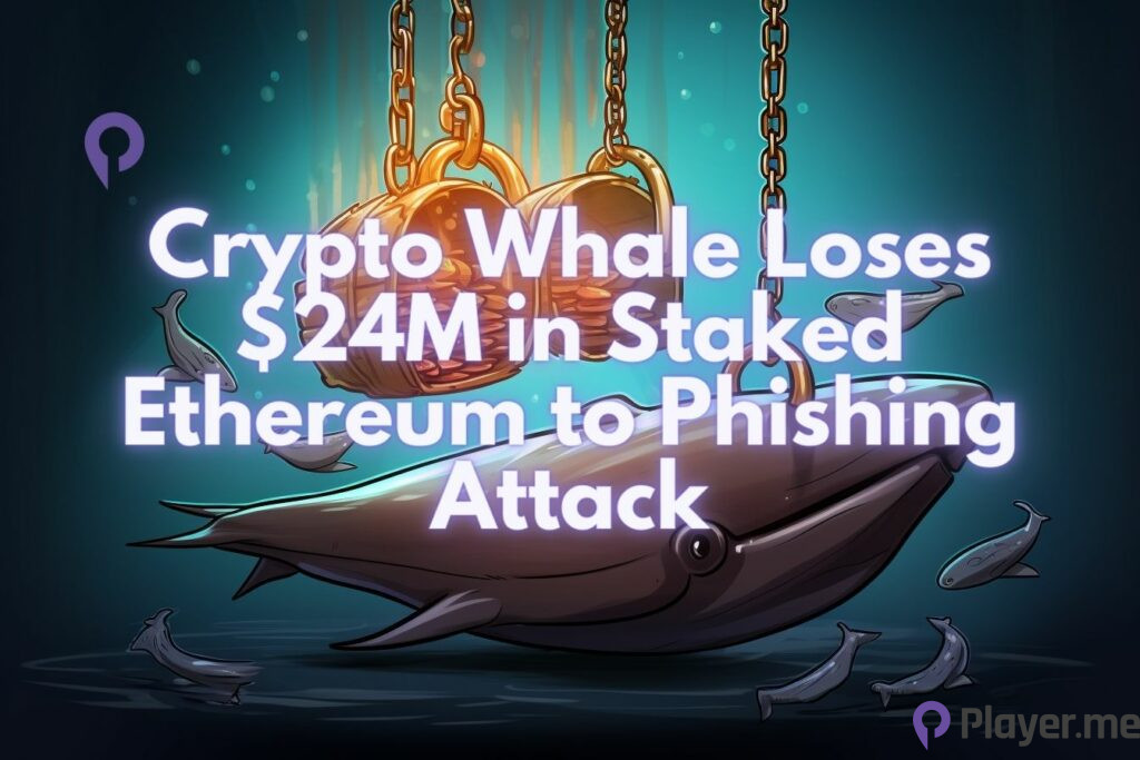 Crypto Whale Loses $24M in Staked Ethereum to Phishing Attack