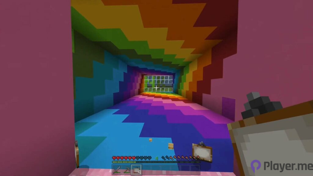 All dye colours in Minecraft