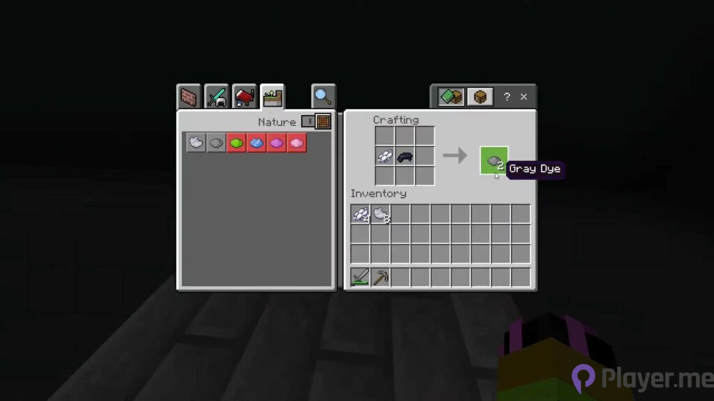 Grey color in Minecraft