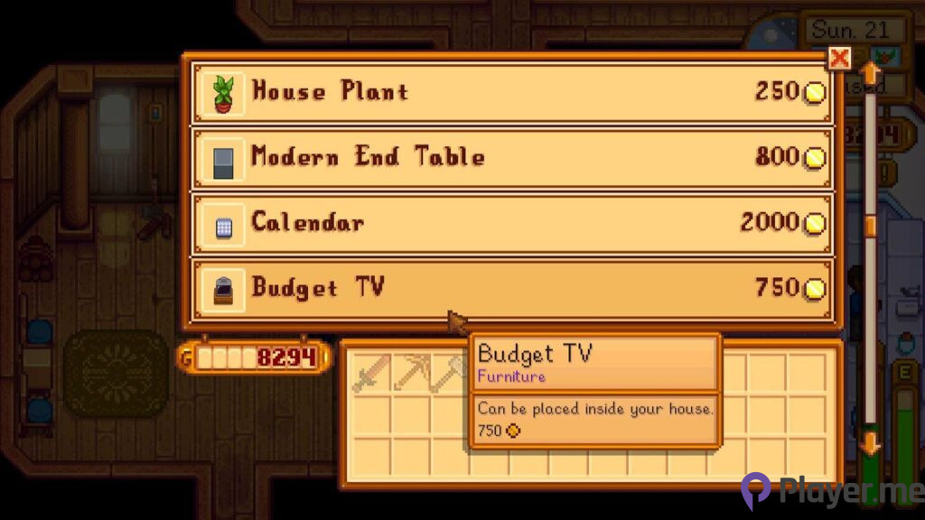 Date and Season in Stardew Valley