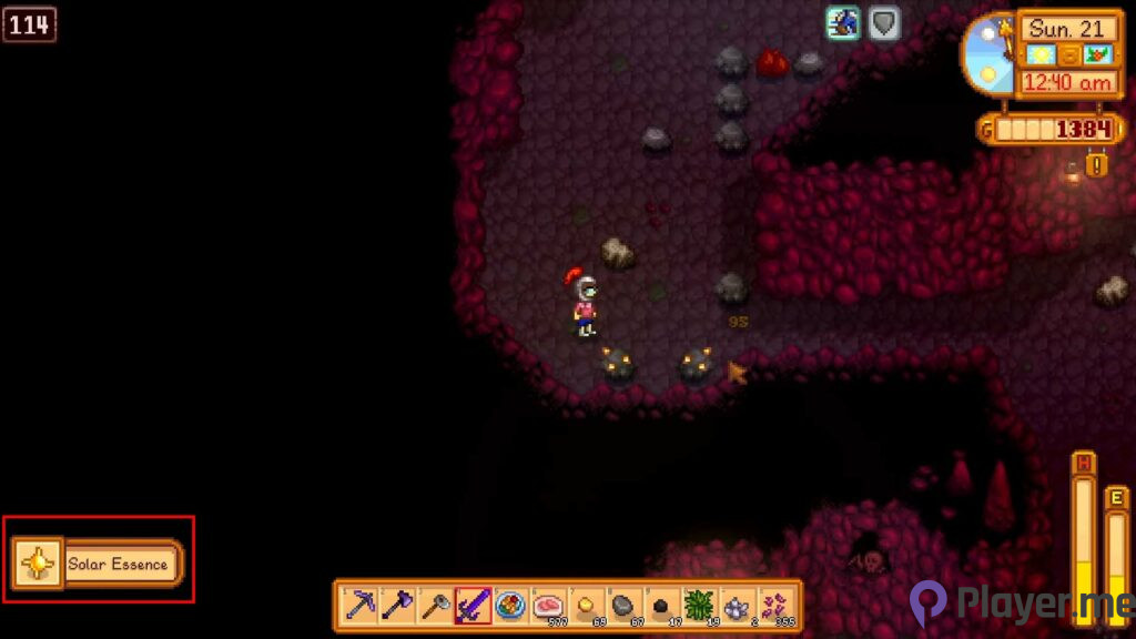 Squid Kid in Stardew Valley