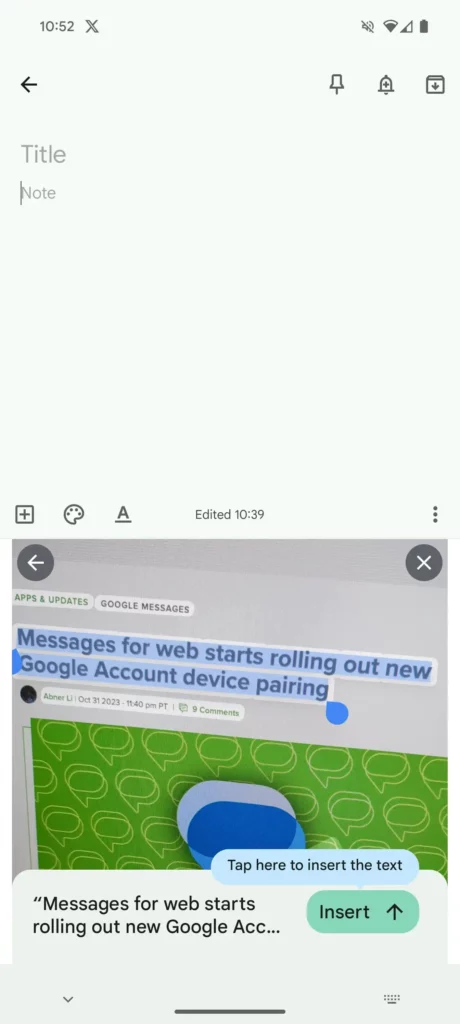 Upcoming Scan Text Feature in Gboard by Google for Android Users