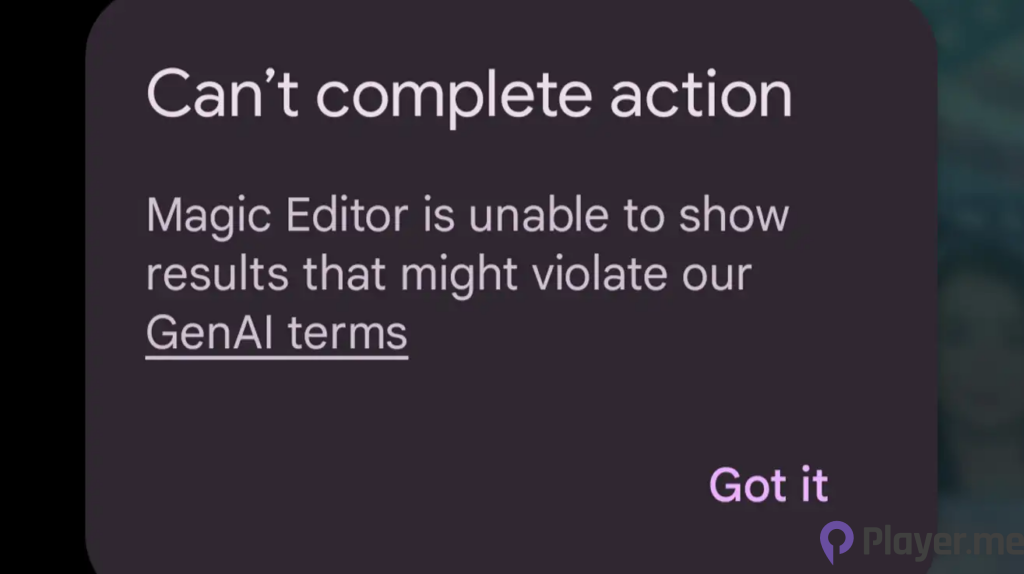 The Latest Version of Google Magic Editor Refuses to Make Edits of ID Photos and More (1)