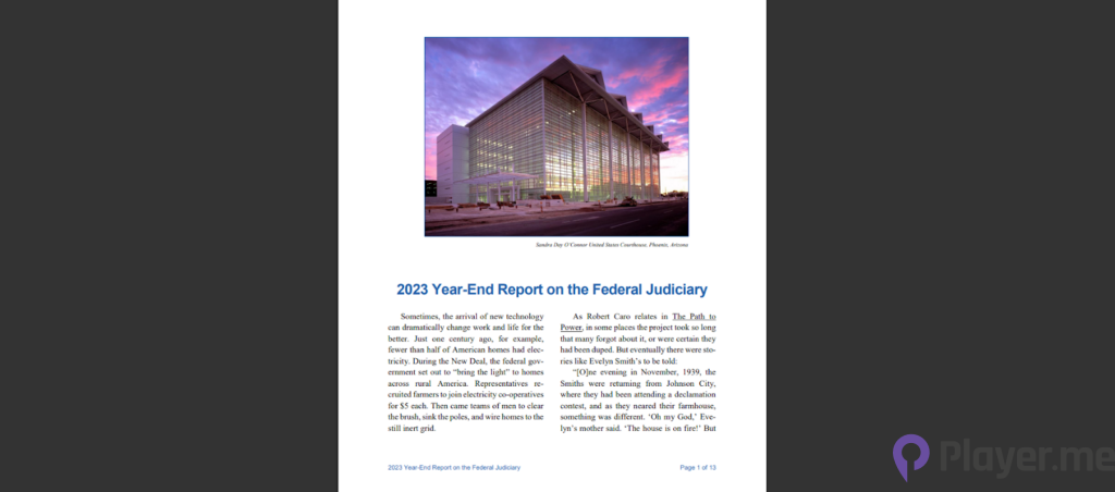 Chief Justice Roberts Vigilantly Warns Against AI Pitfalls in Federal Courts: Navigating the Future of Justice (2)