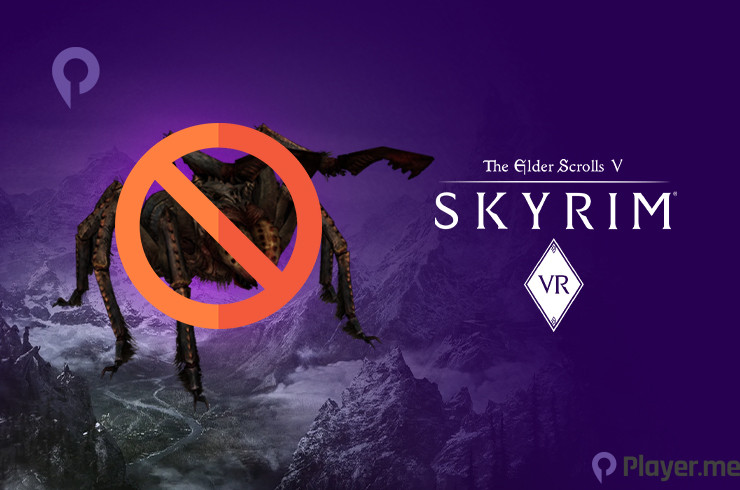 How to Remove Spiders in Skyrim VR?