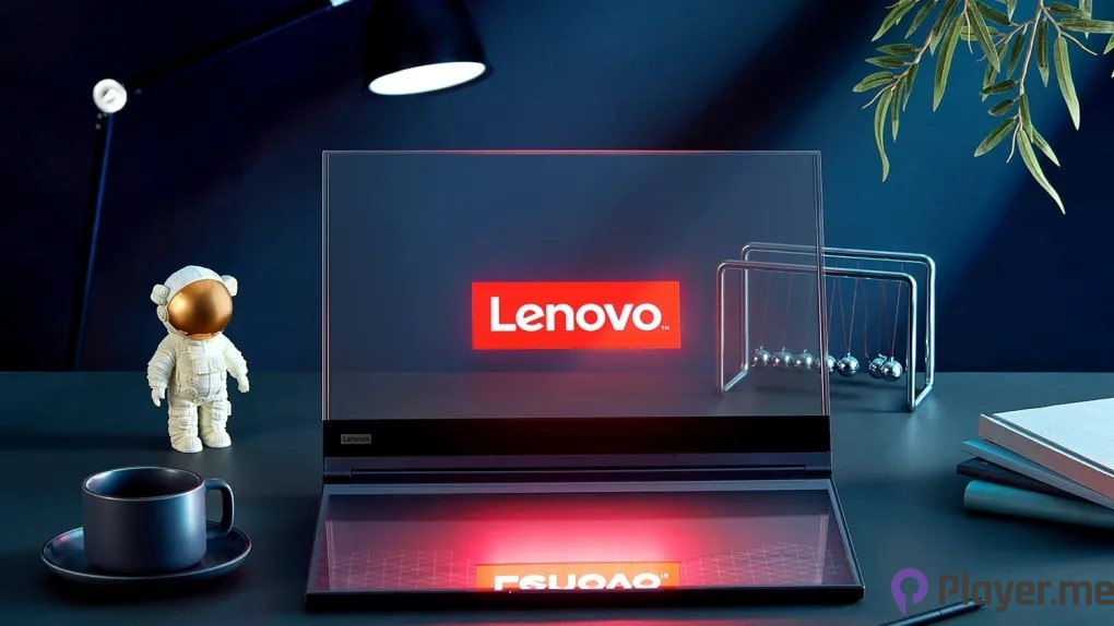 MWC 2024 Lenovo Unveils World's First Transparent Laptop with Integrated AIGC Tech (2)