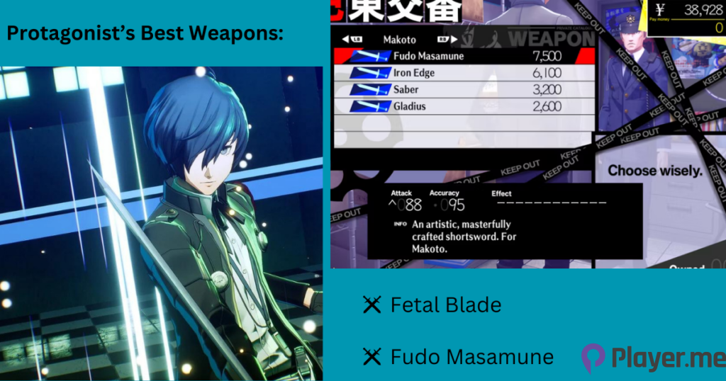 Best Weapons in Persona 3 Reload for Each Character (1)