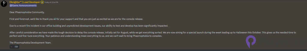 Phasmophobia Console Early Access Release Date Confirmed on October 29, but with a Slight Drawback (3)